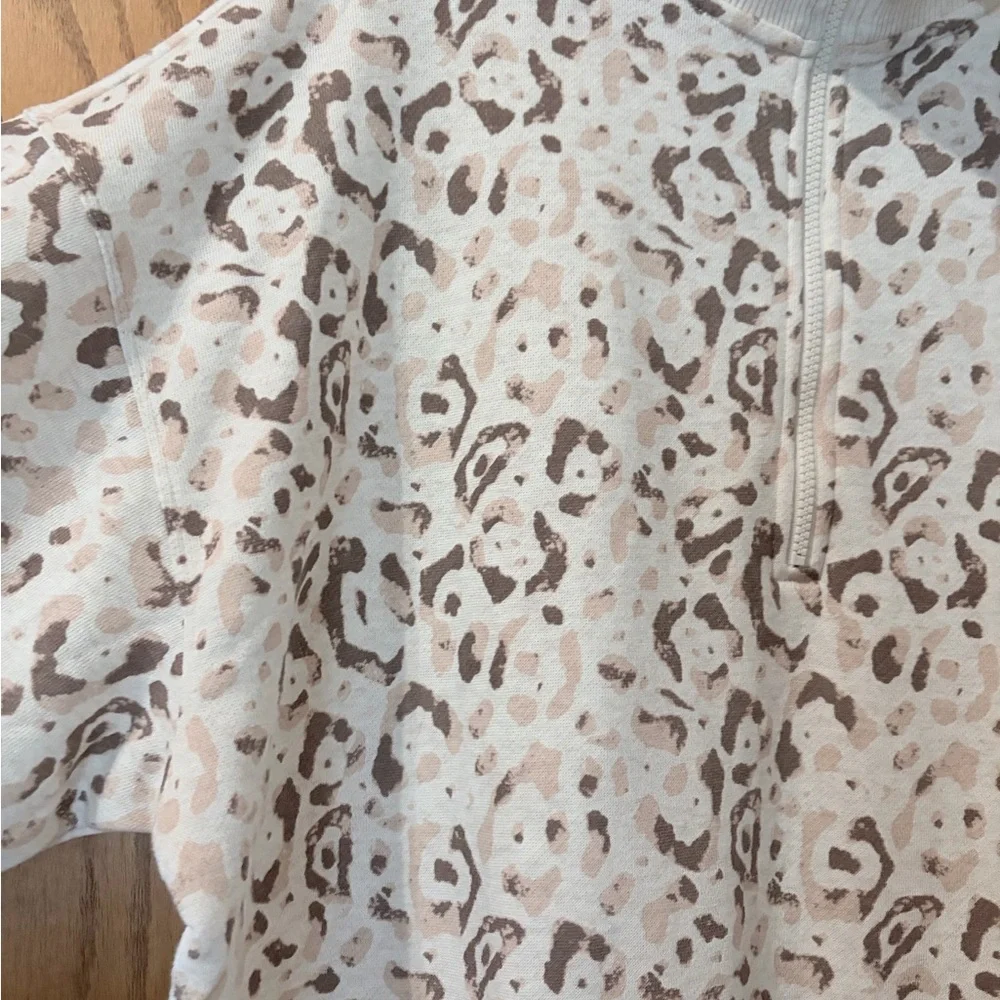 Aerie Leopard Print Sweatshirt - Picture 5 of 5